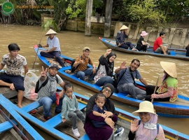 Cu Chi Tunnel – Mekong Delta – My Tho – Ben Tre (lunch) 1 day