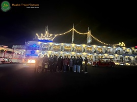 halal tour ho chi minh Dinner Cruise - Water Puppet - Cyclo Muslim Tour